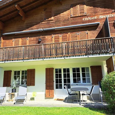 Chalet Spitzhorn - Your Peak Getaway - Private Terrasse & Gratis Parkplatz Gsteig Eksteriør bilde