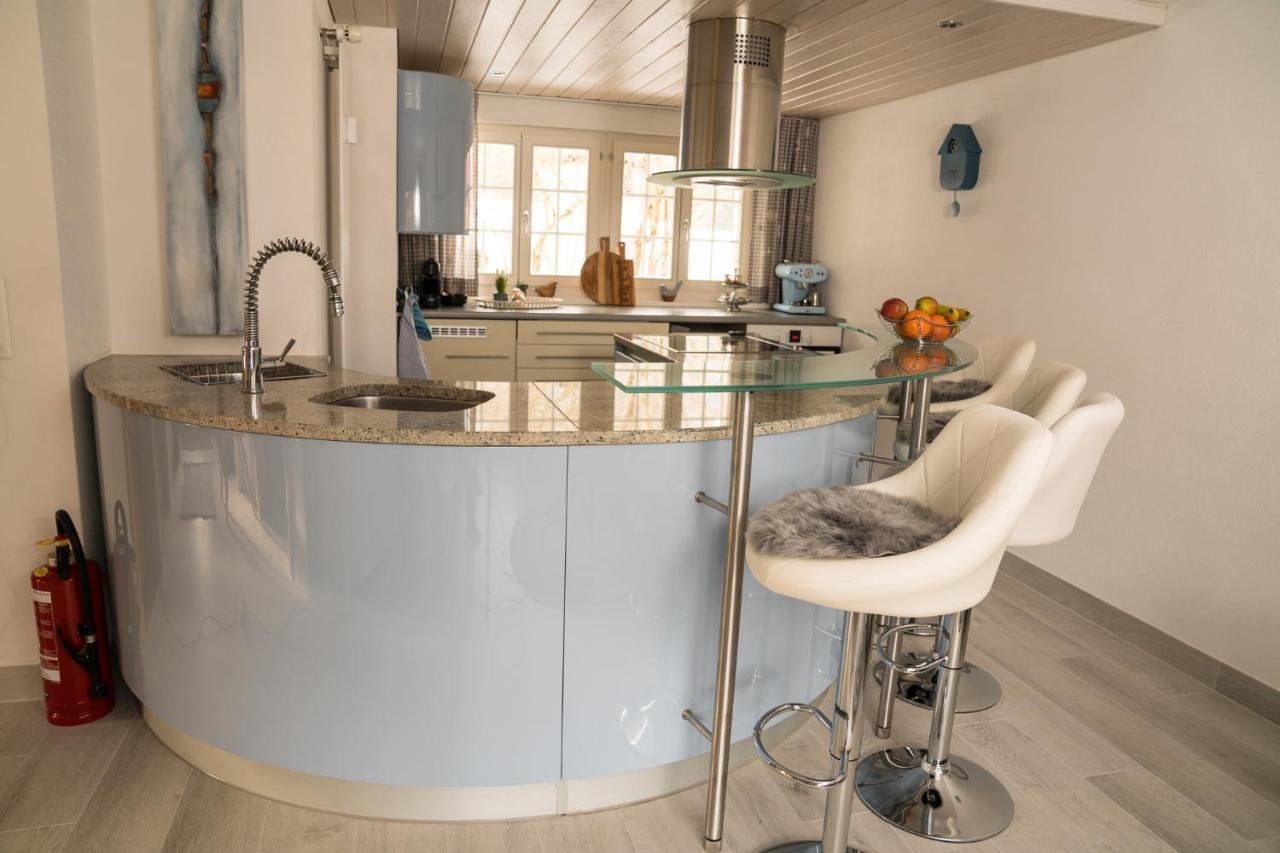 Chalet Spitzhorn - Your Peak Getaway - Private Terrasse & Gratis Parkplatz Gsteig Eksteriør bilde