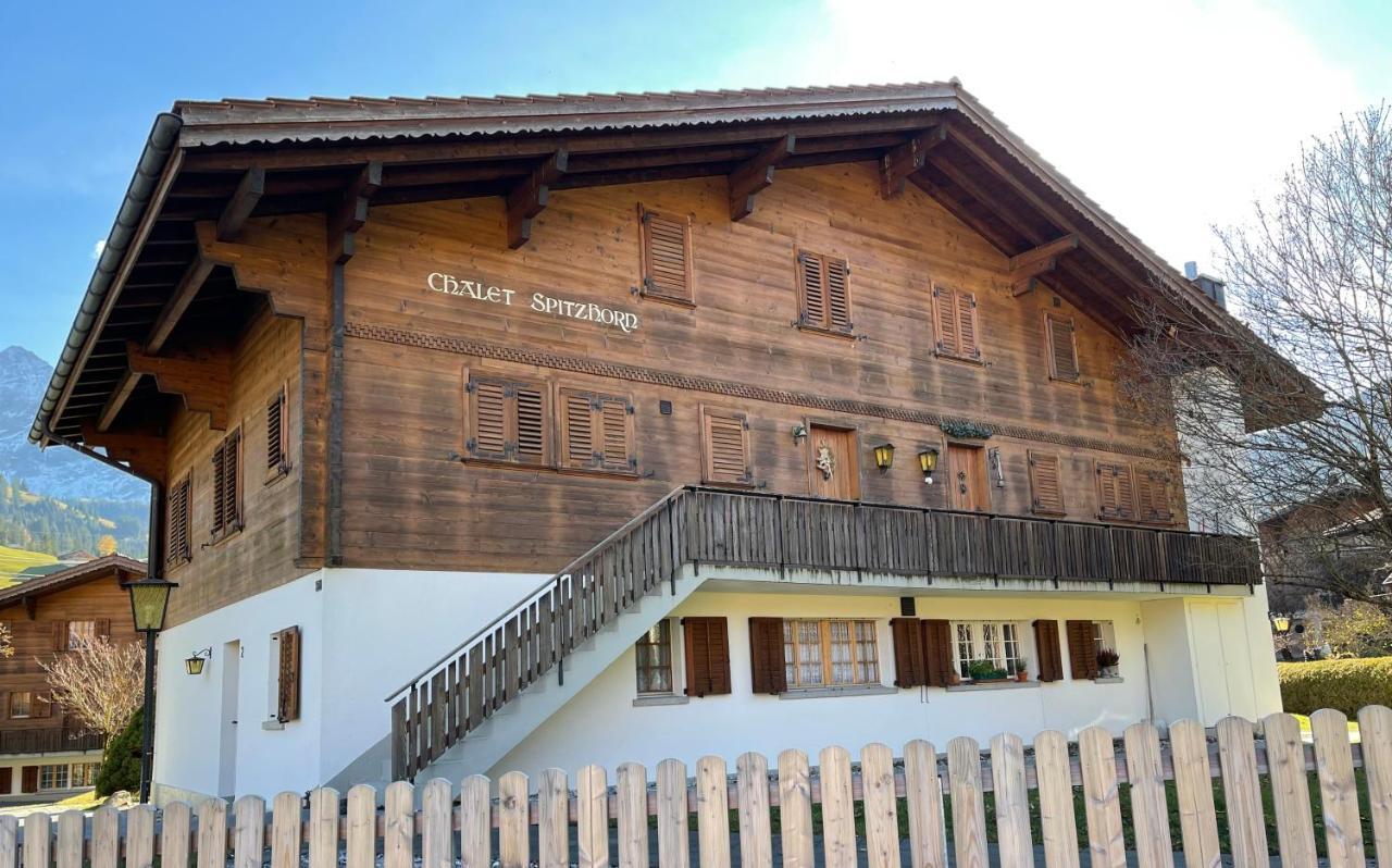 Chalet Spitzhorn - Your Peak Getaway - Private Terrasse & Gratis Parkplatz Gsteig Eksteriør bilde