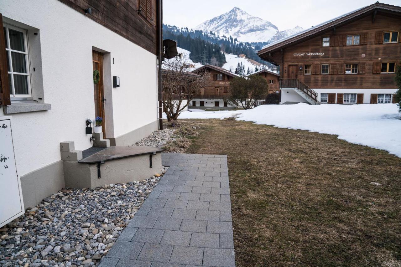 Chalet Spitzhorn - Your Peak Getaway - Private Terrasse & Gratis Parkplatz Gsteig Eksteriør bilde